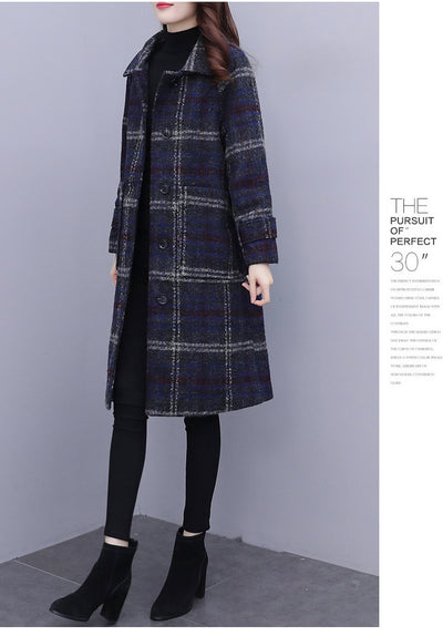Abrigo de Lana Acolchado Talla Grande para Mujer - Image 10