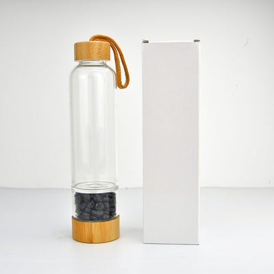Vaso Térmico de Cristal con Tapa de Bambú y Piedras de Poder - Doble Capacidad - Image 39