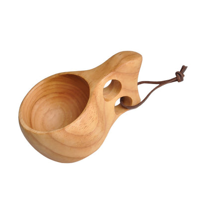 Vaso Portátil de Madera Nórdica con Asa - Diseño Creativo - Image 7