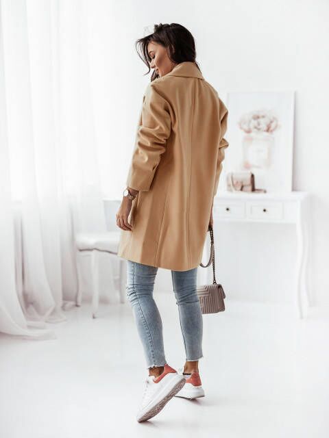 Abrigo de Lana Doble Botonadura con Cuello Tipo Blazer - Image 13