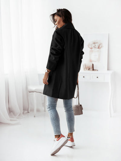 Abrigo de Lana Doble Botonadura con Cuello Tipo Blazer - Image 19