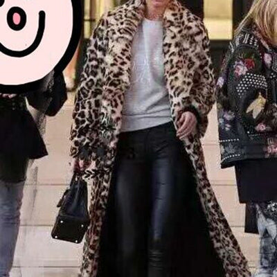 Abrigo Largo de Pelaje Abundante para Mujer - Efecto Alargador y Adelgazante - Image 11