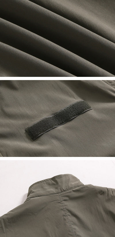 Chaqueta Overol con Cuello Mao para Hombre - Image 11