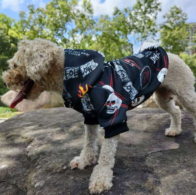 Sudadera para Perro Camuflaje Estilo Celebridad con Diseño Calavera - Image 11