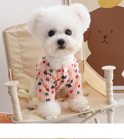 Suéter Cardigan con Botones para Perros Pequeños - Abrigo Otoño Invierno - Image 7