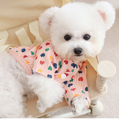 Suéter Cardigan con Botones para Perros Pequeños - Abrigo Otoño Invierno - Image 8