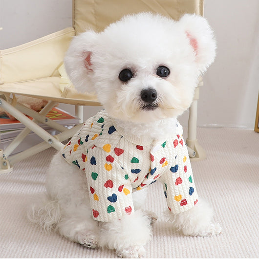 Suéter Cardigan con Botones para Perros Pequeños - Abrigo Otoño Invierno - Image 11