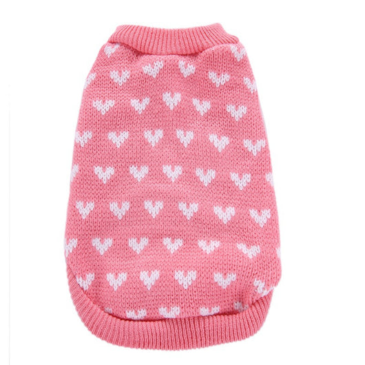 Suéter Cálido para Perro Diseño Amor Rojo Otoño Invierno - Image 11