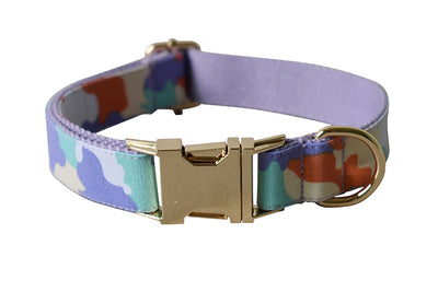 Collar Arnés para Perro con Diseño Camuflaje Púrpura y Hebilla Metálica - Image 10