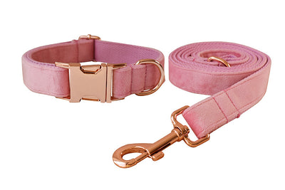 Collar para Perro de Plumón de Ganso con Hebilla Oro Rosa - Image 11