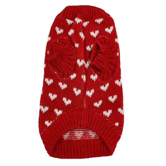 Suéter Cálido para Perro Diseño Amor Rojo Otoño Invierno - Image 25