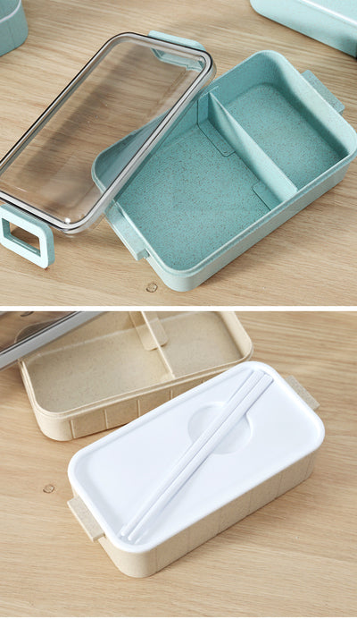 Lonchera Bento Box de Fibra de Trigo Microondeable - Image 11