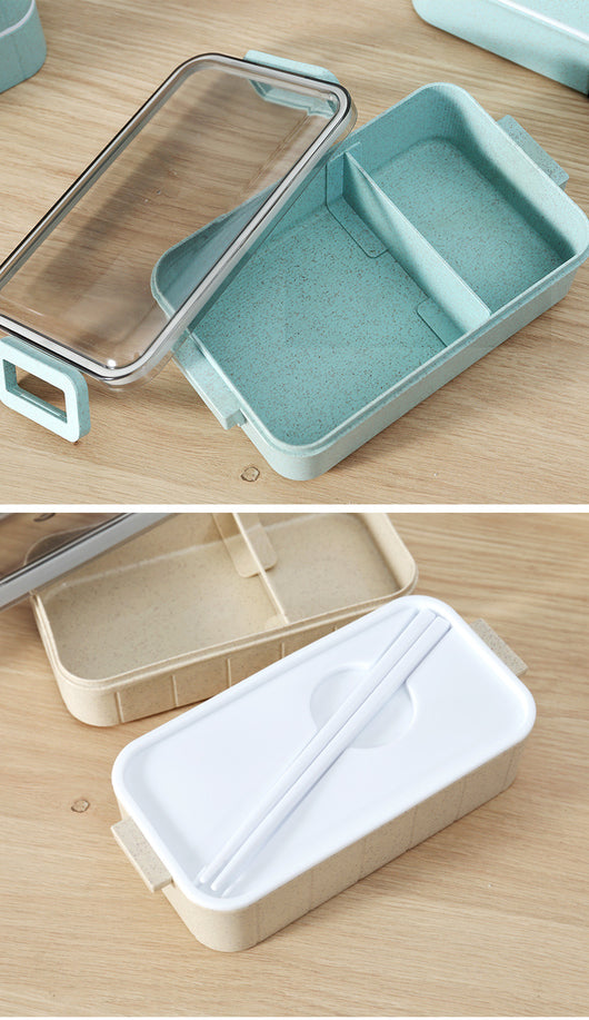 Lonchera Bento Box de Fibra de Trigo Microondeable - Image 11