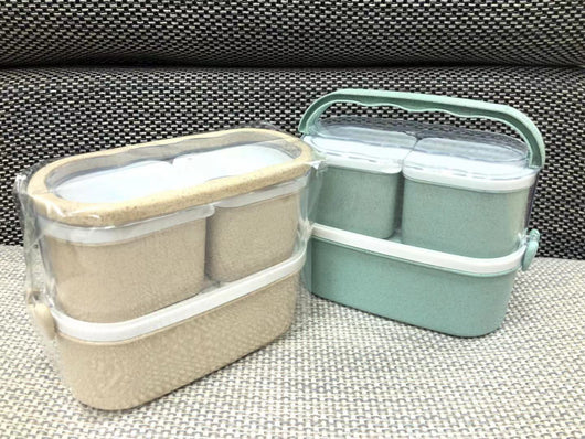 Lonchera Bento Box de Fibra de Trigo Microondeable - Image 14