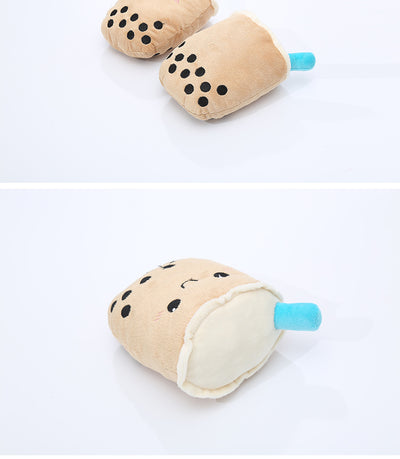 Juguete de Peluche para Perro Forma de Té con Leche Resistente a Mordidas - Image 11
