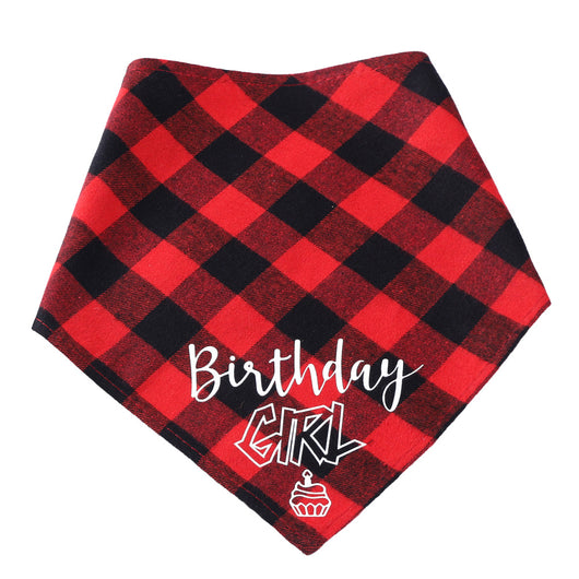 Pañoleta Triangular para Mascotas Cumpleaños - Bandana Algodón Cuadros Perros y Gatos - Image 9