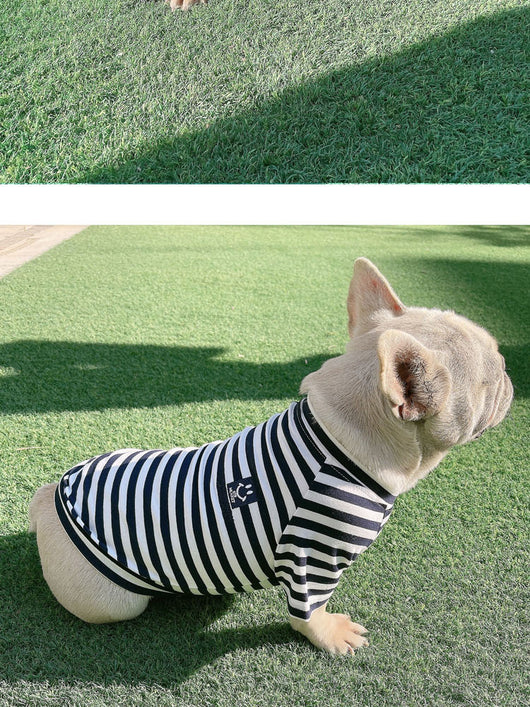 Playera Modal a Rayas para Padres e Hijos con Mascotas - Image 16