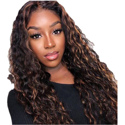 Peluca Rizada Afro Multicolor Cabello Sintético Largo Estilo Natural - Image 12