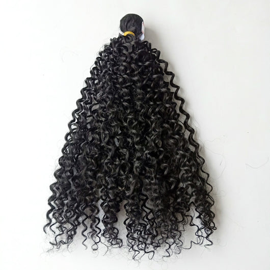 Peluca Mixta Fibra Sintética y Cabello Natural - Flequillo Cortina - Image 7