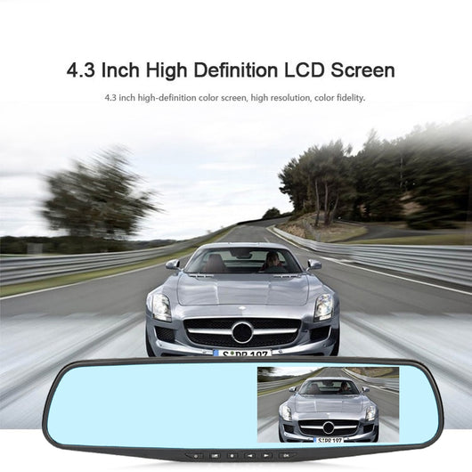 Espejo Retrovisor 3.5" con Grabadora DVR Full HD para Auto - Image 10