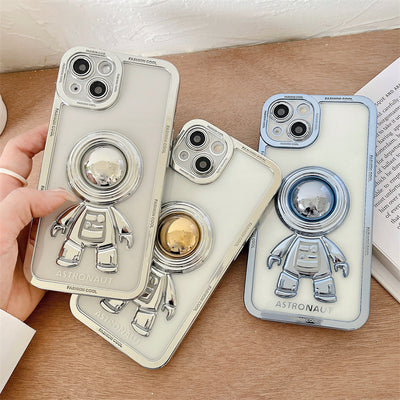Funda Astronauta 3D con Galvanizado Espejo para Celular - Image 14