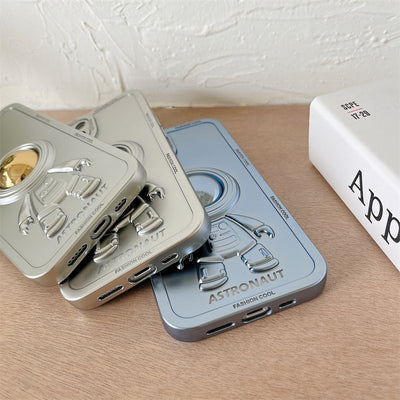Funda Astronauta 3D con Galvanizado Espejo para Celular - Image 18