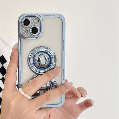 Funda Astronauta 3D con Galvanizado Espejo para Celular - Image 23