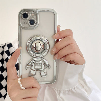Funda Astronauta 3D con Galvanizado Espejo para Celular - Image 24