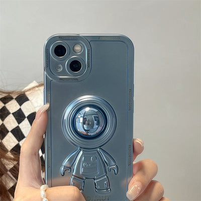 Funda Astronauta 3D con Galvanizado Espejo para Celular - Image 26