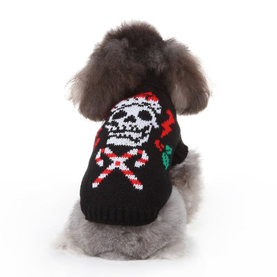 Suéter Navideño para Perros con Diseño Calavera - Abrigo Cálido de Invierno - Image 10