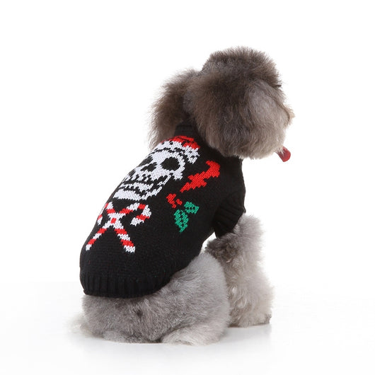 Suéter Navideño para Perros con Diseño Calavera - Abrigo Cálido de Invierno - Image 12