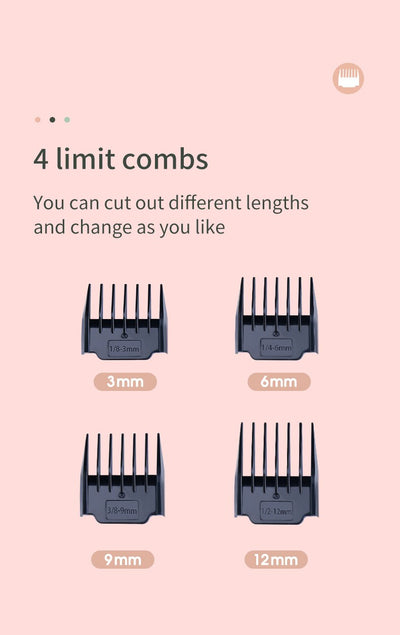 Set Cortapelo para Mascotas con Carga Inalámbrica y Accesorios de Belleza - Image 9