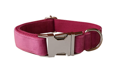 Collar de Cuerda para Perro Terciopelo Rojo Rosa - Image 16