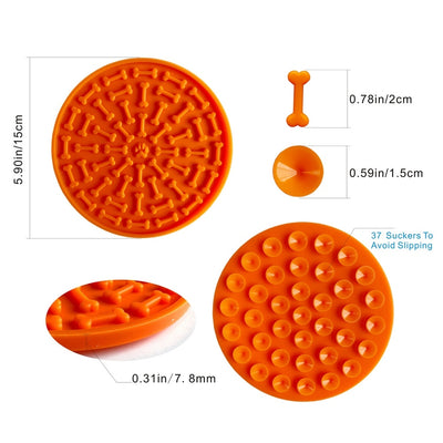 Tapete de Silicona con Ventosa para Perros - Comedero Lento Antideslizante - Image 16