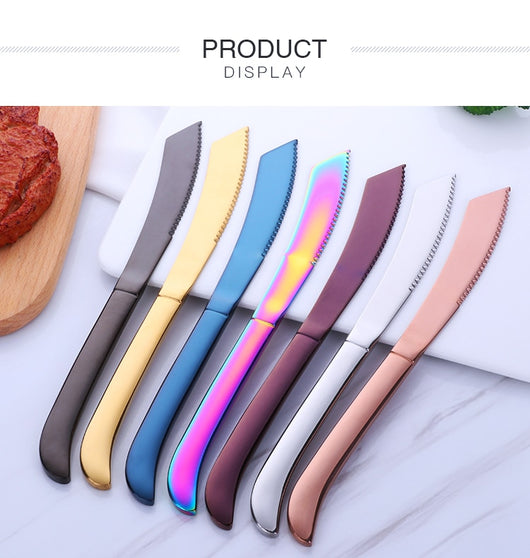 Cuchillo para Carne Arcoíris en Acero Inoxidable - Image 15