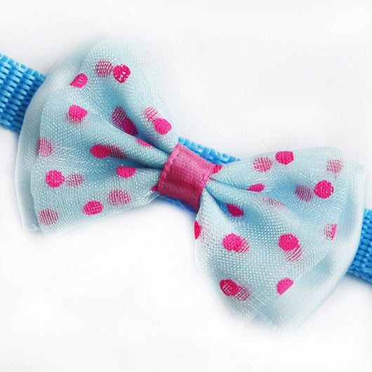 Collar Ajustable para Gato con Moño y Campana de Nylon - Image 12