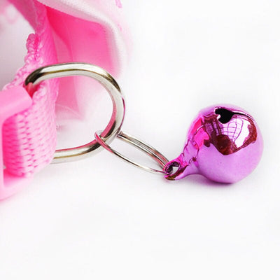 Collar Ajustable para Gato con Moño y Campana de Nylon - Image 13