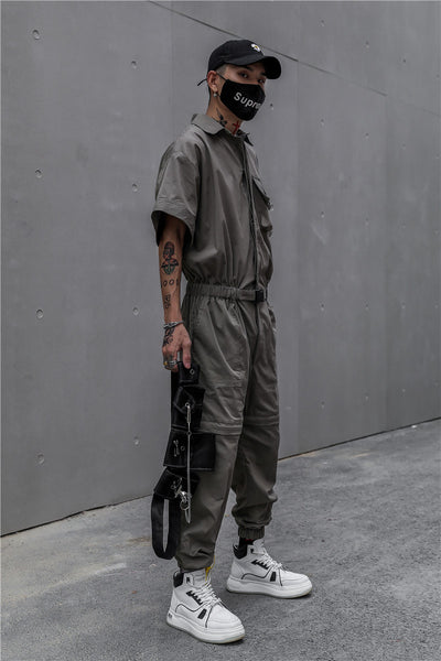 Jumpsuit Suelto Desmontable - Tendencia One Piece Versátil - Image 12