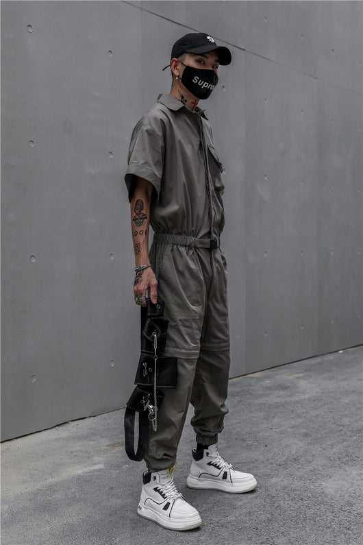 Jumpsuit Suelto Desmontable - Tendencia One Piece Versátil - Image 12