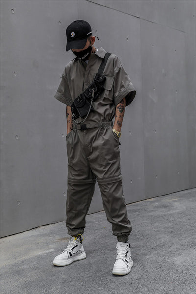 Jumpsuit Suelto Desmontable - Tendencia One Piece Versátil - Image 13