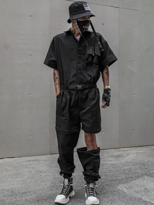 Jumpsuit Suelto Desmontable - Tendencia One Piece Versátil - Image 14