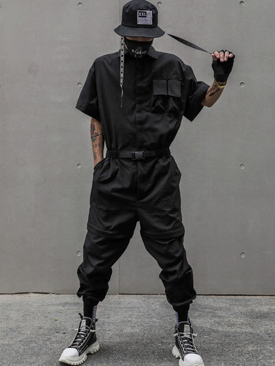 Jumpsuit Suelto Desmontable - Tendencia One Piece Versátil - Image 17