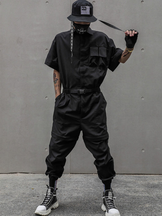 Jumpsuit Suelto Desmontable - Tendencia One Piece Versátil - Image 17