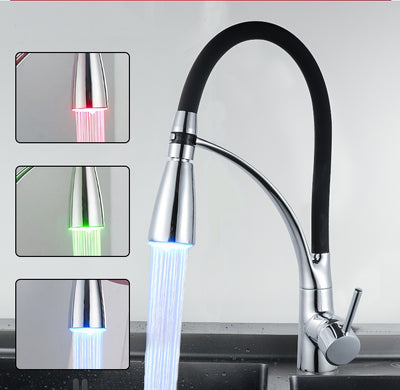 Grifo de Cocina con Lámpara LED Tropical - Image 5
