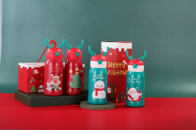Termo Infantil Reno Navideño con Manga Protectora - Acero Inoxidable Doble Pared - Image 21