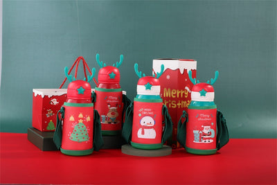 Termo Infantil Reno Navideño con Manga Protectora - Acero Inoxidable Doble Pared - Image 22