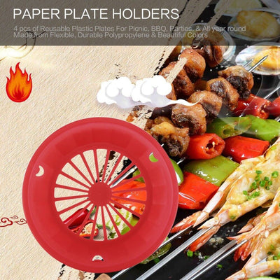Platos Desechables de Plástico Coloreados para Fiestas y Eventos - Image 7