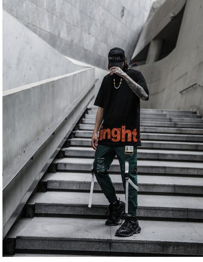 Pantalones Cargo Holgados Hip Hop Web Dark para Hombre - Image 16
