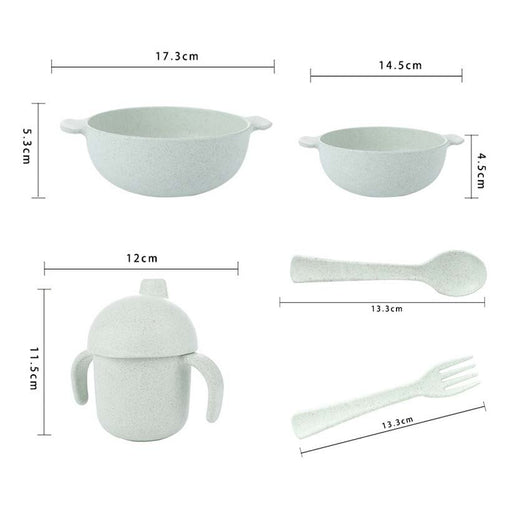 Juego de Vajilla Infantil Completo - Plato, Tazón, Taza, Cubiertos - Image 4