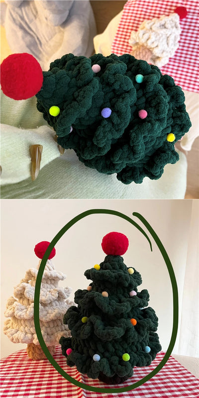 Árbol de Navidad Tejido a Crochet - Decoración Festiva y Accesorio para Eventos - Image 6